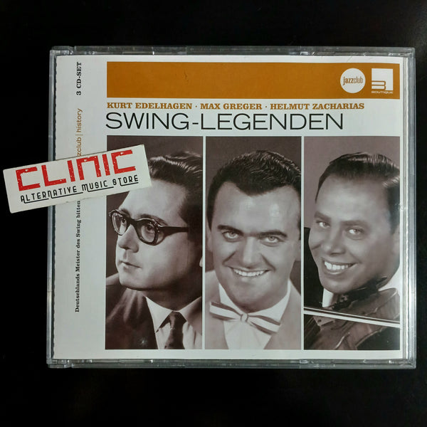 BOX CD - EDELHAGEN, GREGER, ZACHARIAS - SWING LEGENDEN (usato)
