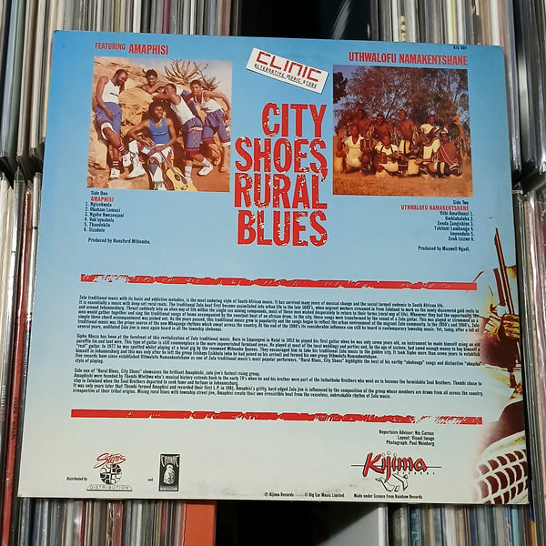 LP - AMAPHISI & UTHWALOFU NAMAKENTSHANE - CITY SHOES, RURAL BLUES (usato)