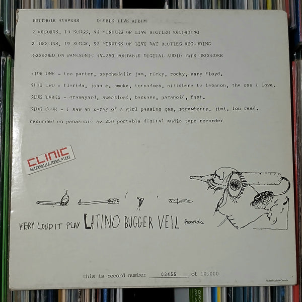 LP - BUTTHOLE SURFERS - DOUBLE LIVE (usato)