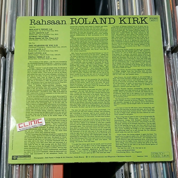 LP - RAHSAAN ROLAND KIRK - RAHSAAN ROLAND KIRK (usato)