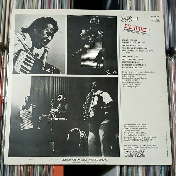LP - CLIFTON CHENIER AND HIS RED HOT LOUISIANA BAND - CLIFTON CHENIER AND HIS RED HOT LOUISIANA BAND (usato)