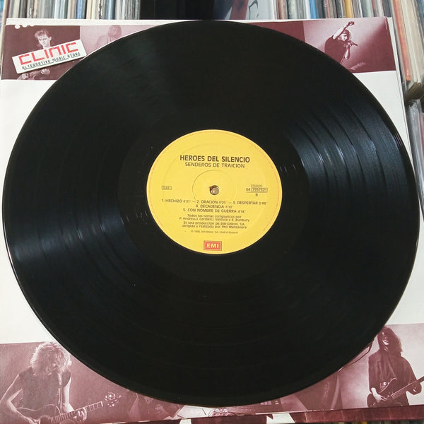 LP - HEROES DEL SILENCIO - SENDEROS DE TRACION (usato)