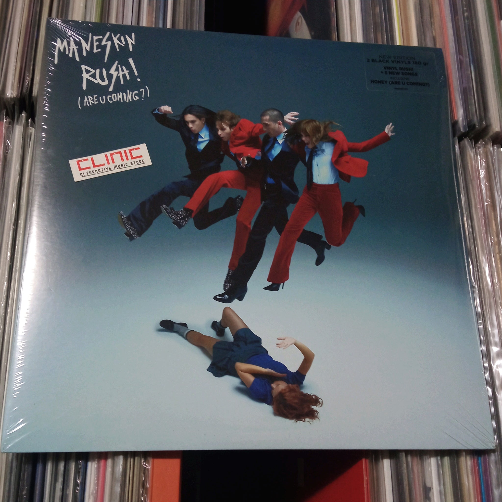 LP - MANESKIN - RUSH! (ARE U COMING?) Black Vinyl