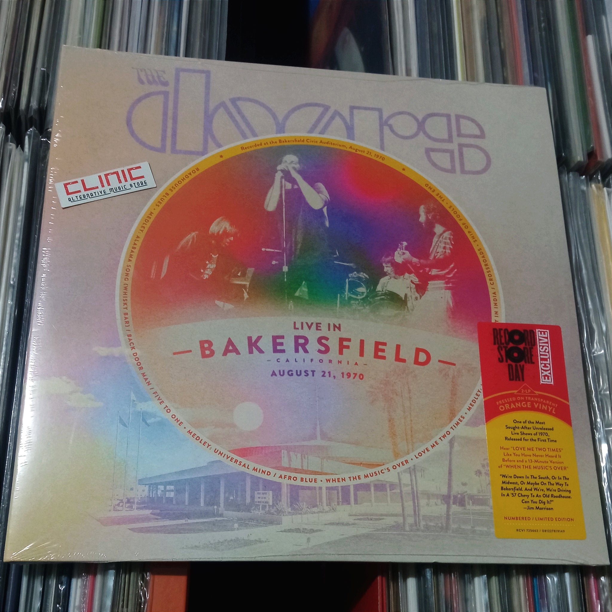 LP - THE DOORS - LIVE IN BAKERSFIELD - Record Store Day