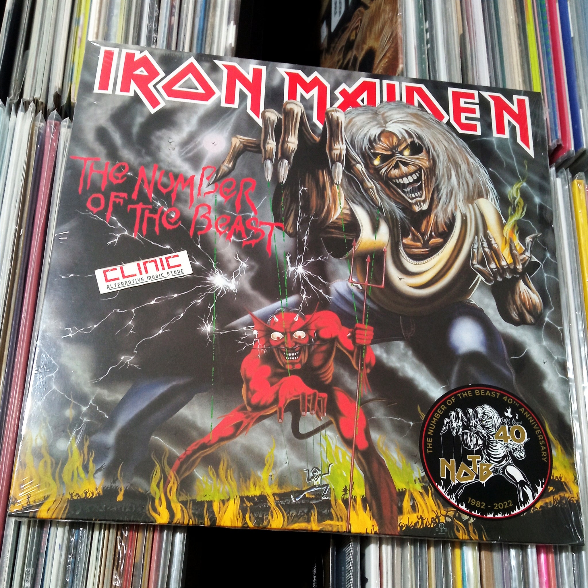 LP - IRON MAIDEN - THE NUMBER OF THE BEAST