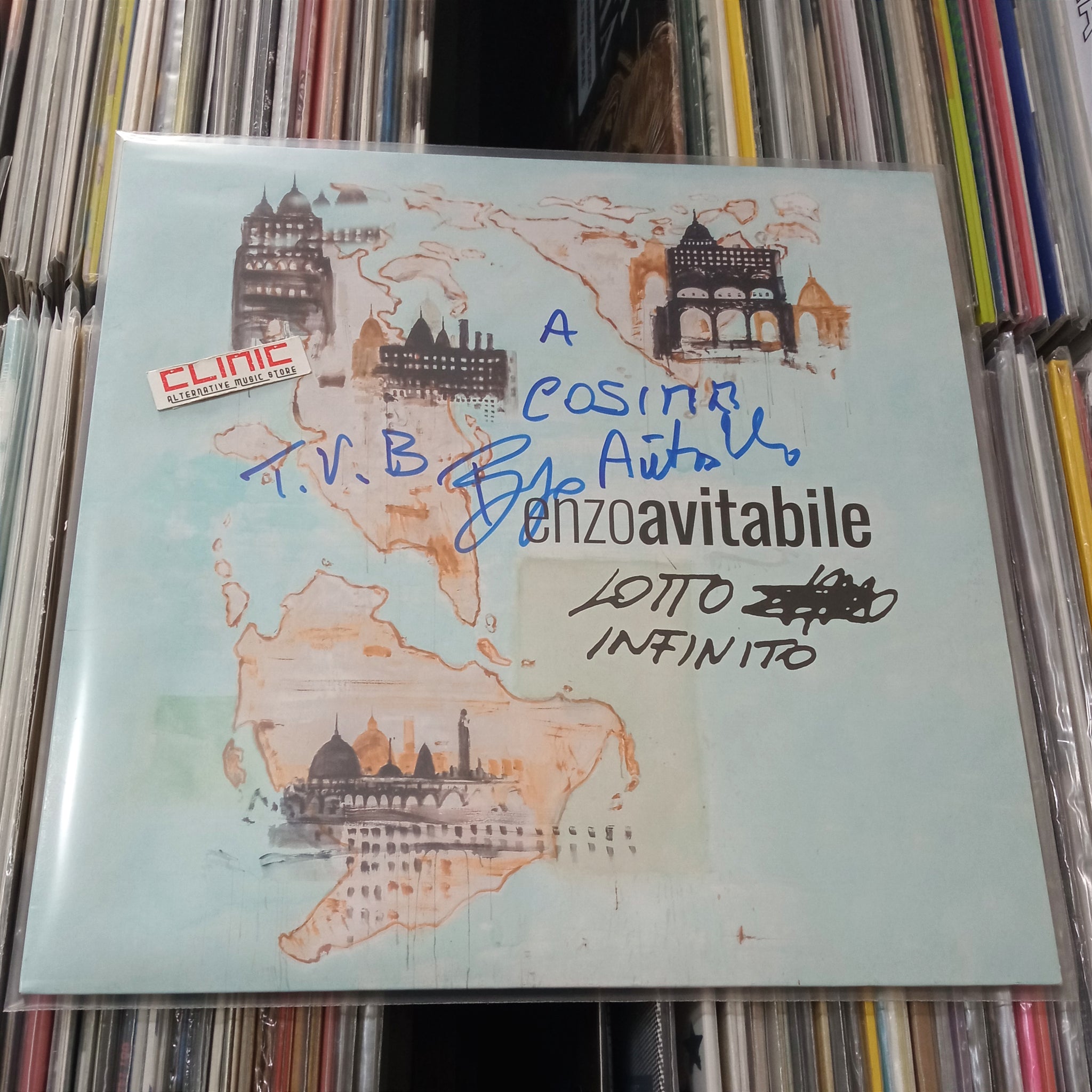 LP - ENZO AVITABILE - LOTTO INFINITO (Signed with Dedication)
