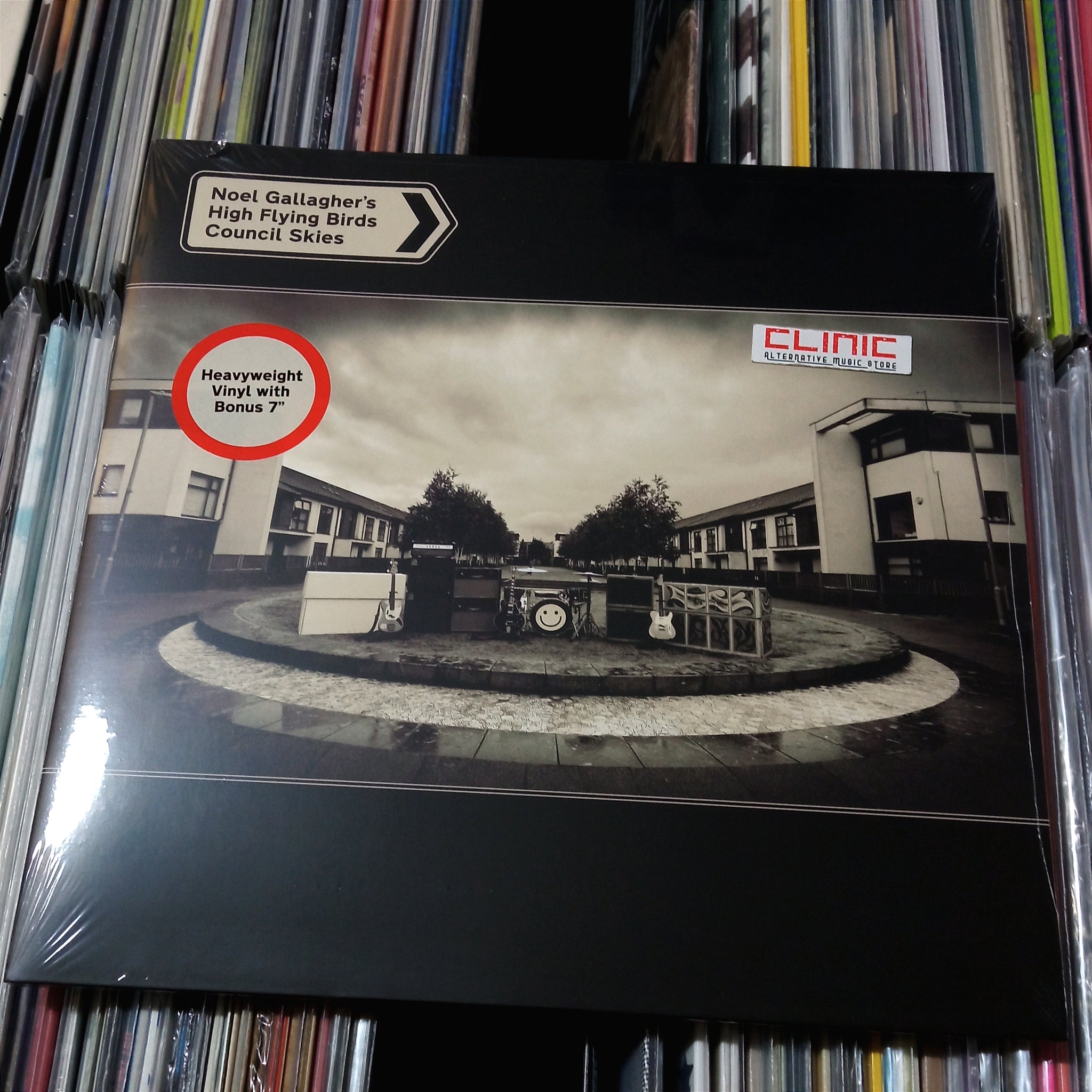 LP/ 7" - NOEL GALLAGHER'S HIGH FLYING BIRDS - COUNCIL SKIES