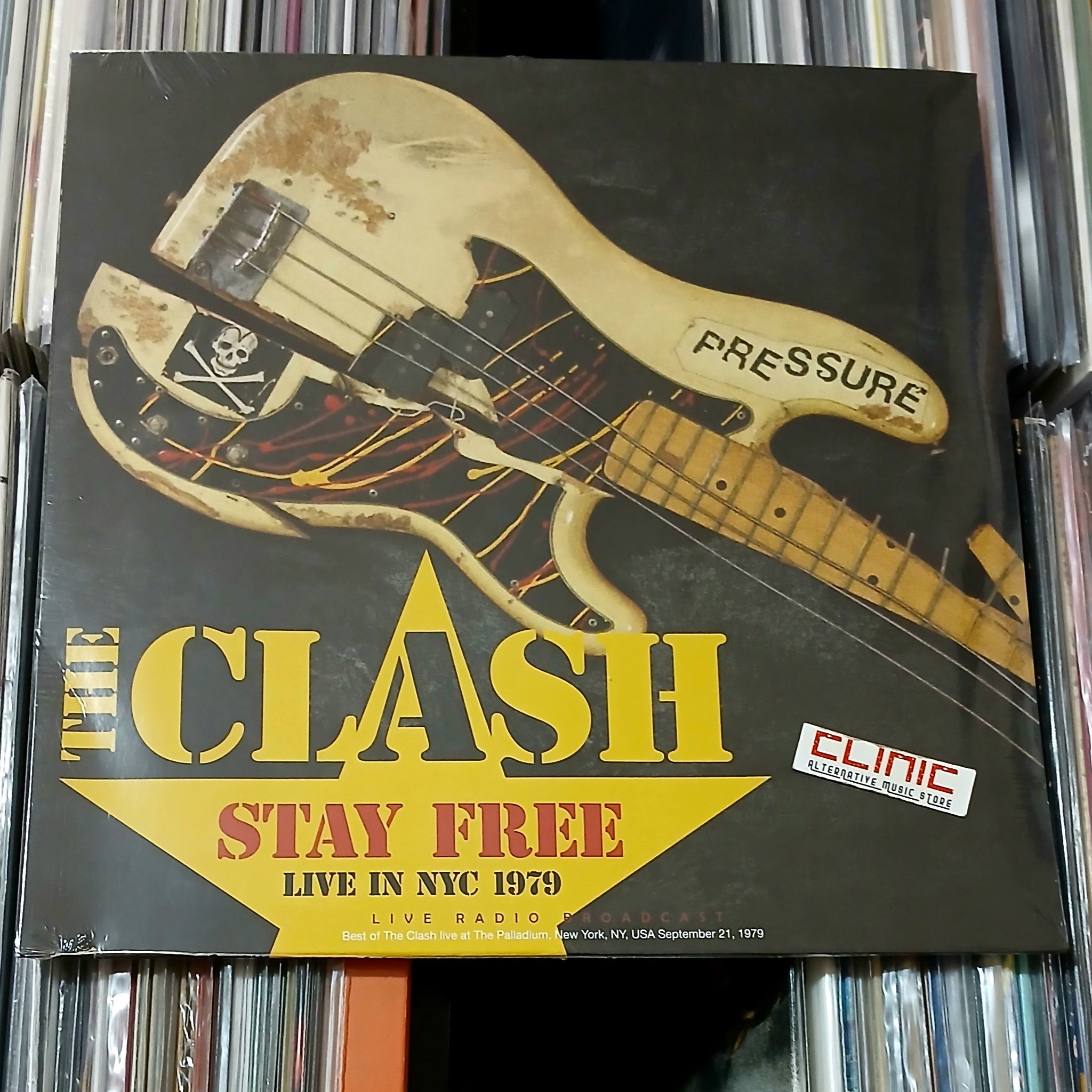 LP - THE CLASH - STAY FREE - LIVE IN NYC 1979