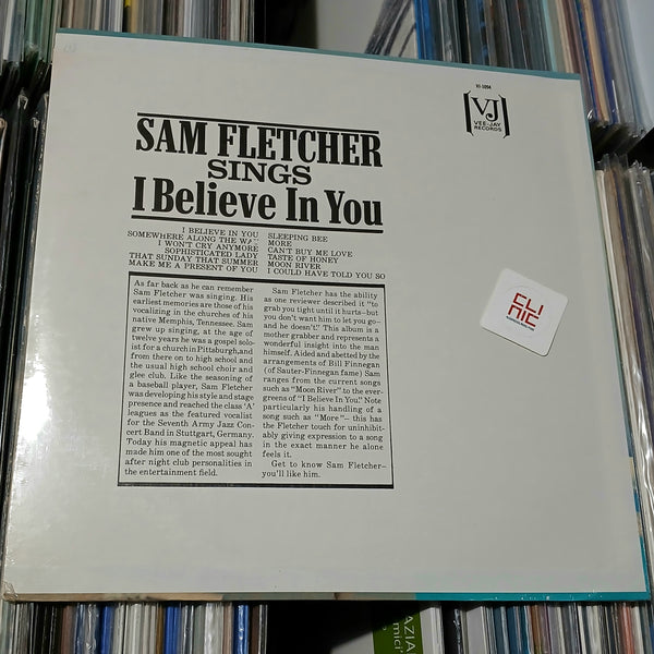 LP - SAM FLETCHER - SINGS I BELIEVE IN YOU