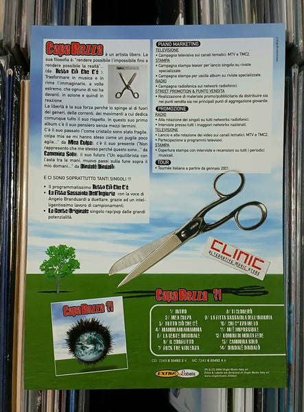 POSTER - CAPAREZZA - EXTRA LABELS PRESENTA CAPAREZZA