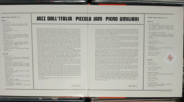 LP - PIERO UMILIANI - JAZZ DALL'ITALIA PICCOLA JAM (usato)
