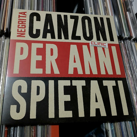 LP - NEGRITA - CANZONI PER ANNI SPIETATI