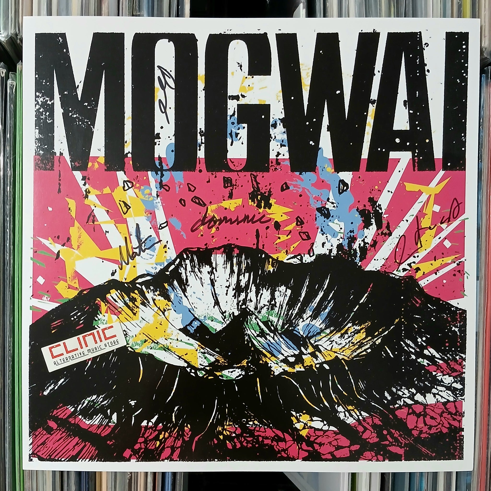 POSTER AUTOGRAFATO MOGWAI