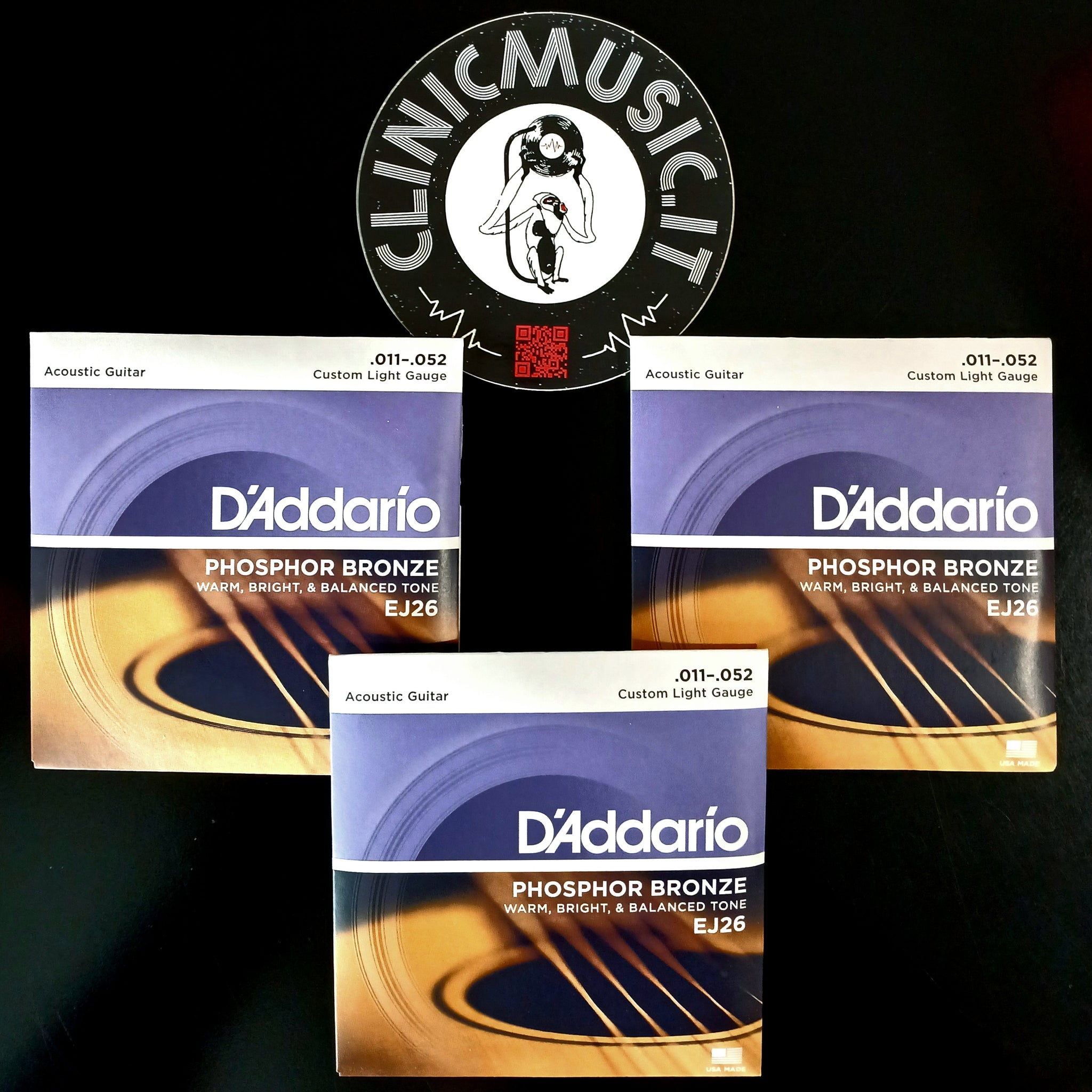 TRE CONFEZIONI D'ADDARIO EJ26 (Pacchetto in Promozione)