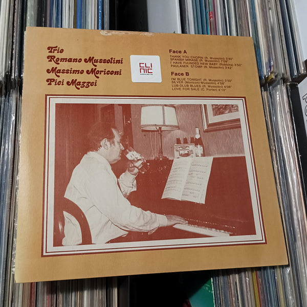 LP - TRIO ROMANO MUSSOLINI, MASSIMO MORICONI, PICI MAZZEI PLUS EDDY PALERMO, WILFRED COPELLO (usato autografato)