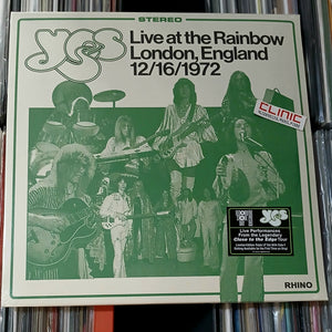 LP - YES - LIVE AT THE RAINBOW, LONDON, ENGLAND, 12/16/1972 - Record Store Day
