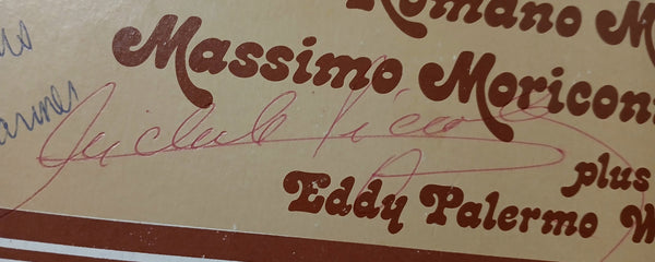 LP - TRIO ROMANO MUSSOLINI, MASSIMO MORICONI, PICI MAZZEI PLUS EDDY PALERMO, WILFRED COPELLO (usato autografato)