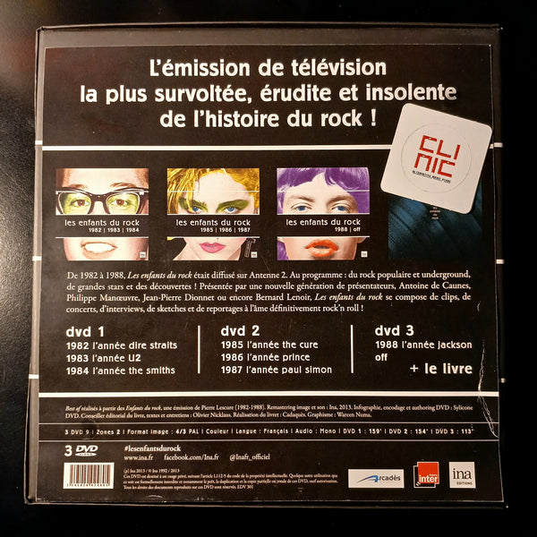 BOX DVD - VARIOUS ARTISTS - LES ENFANTS DU ROCK (usato)