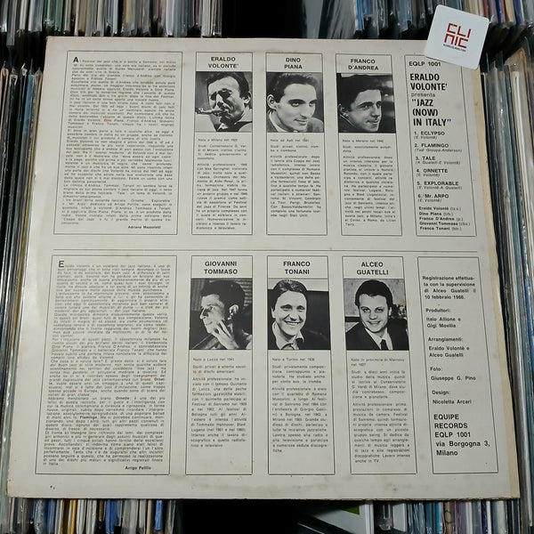 LP - ERALDO VOLONTÉ - ERALDO VOLONTÉ PRESENTA JAZZ (NOW) IN ITALY (usato)