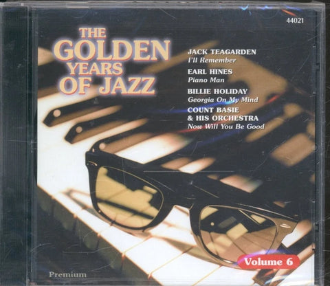 CD - VARIOUS ARTISTS - THE GOLDEN YEARS OF JAZZ VOL. 6
