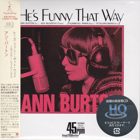 CD - ANN BURTON - HE'S FUNNY THAT WAY (Limited Edition)