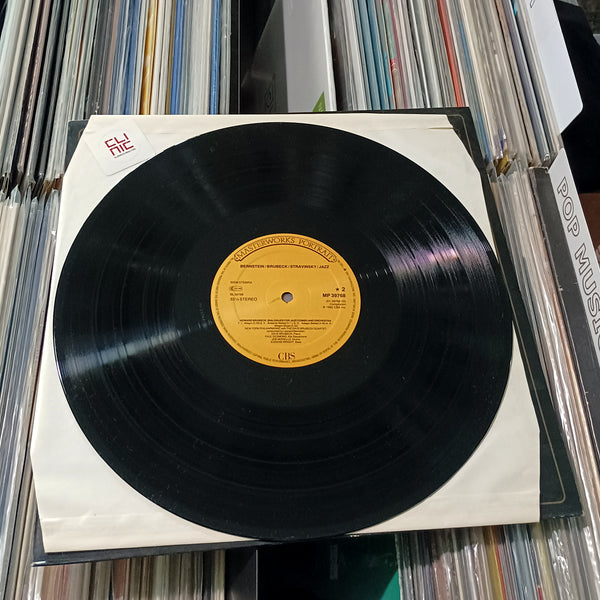 LP - STRAVINSKY, BERNSTEIN, BRUBECK  - STRAVINSKY, BERNSTEIN, BRUBECK - JAZZ (usato)