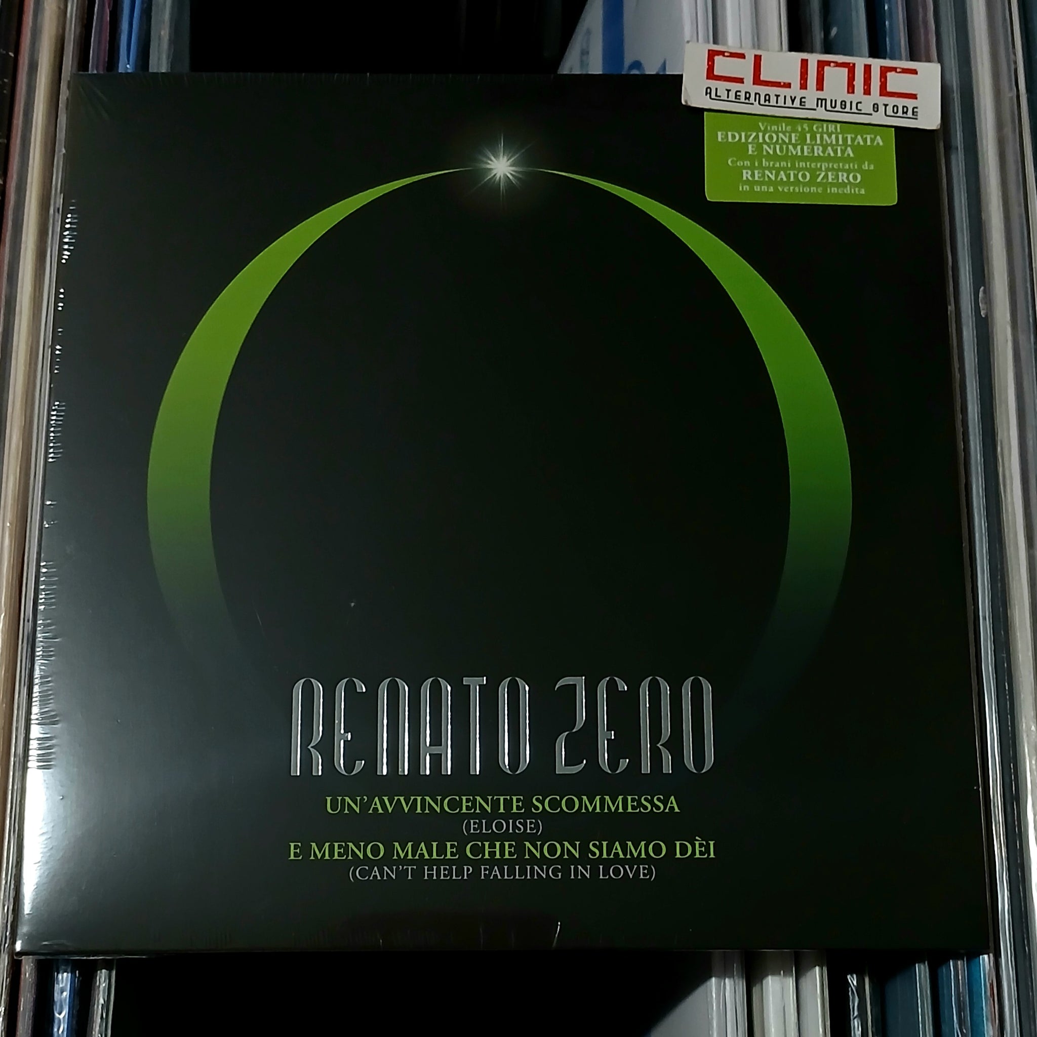 7" - RENATO ZERO - UN'AVVINCENTE SCOMMESSA / E MENO MALE CHE NON SIAMO DEI (Numbered Edition)