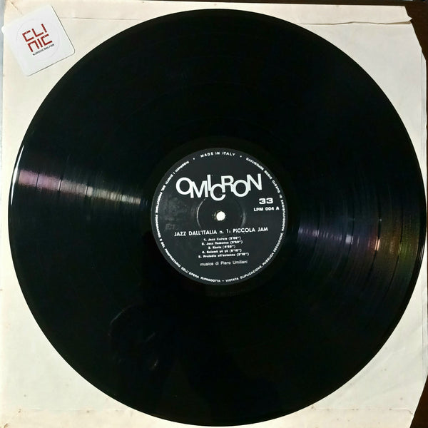 LP - PIERO UMILIANI - JAZZ DALL'ITALIA PICCOLA JAM (usato)