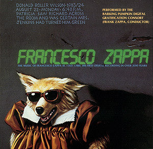 CD - FRANK ZAPPA - FRANCESCO ZAPPA