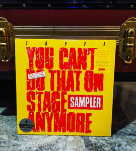 LP - FRANK ZAPPA - YOU CAN'T DO THAT ON STAGE ANYMORE - Record Store Day