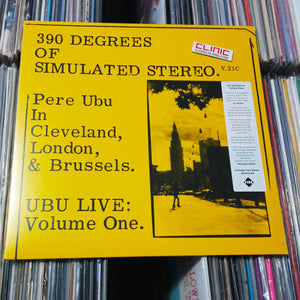 LP - PERE UBU - 390 DEGREES OF SIMULATED STEREO - Record Store Day