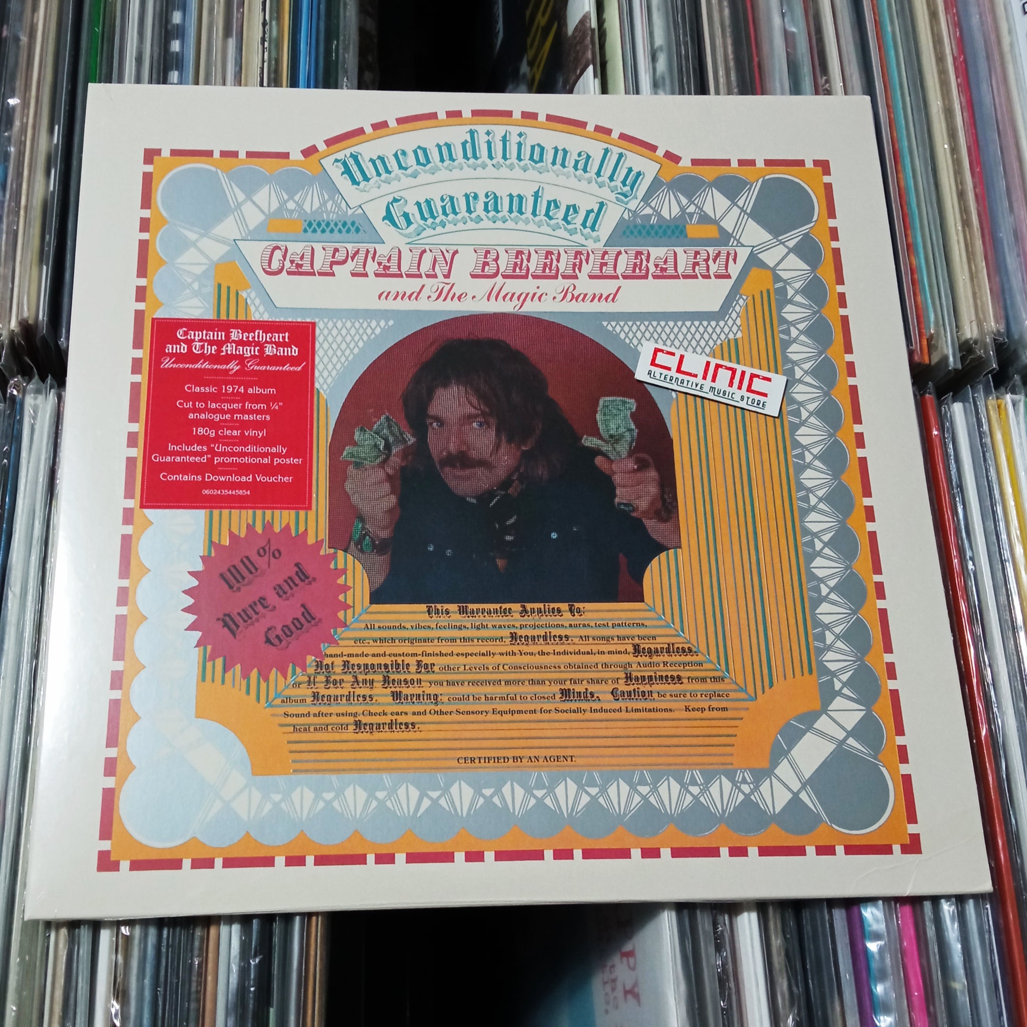 LP - CAPTAIN BEEFHEART - UNCONDITIONALLY GUARANTEED - Record Store Day