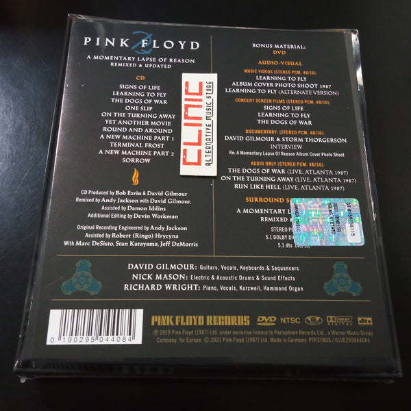 BOX CD/DVD - PINK FLOYD - A MOMENTARY LAPSE OF REASON