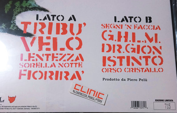 LP - PIERO PELÙ - IN FACCIA (Signed Edition)