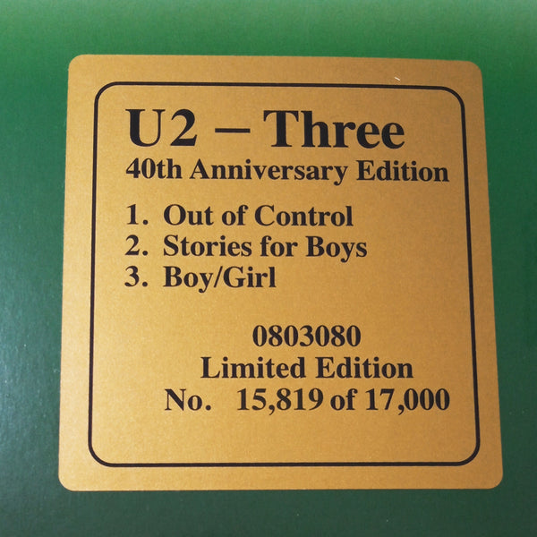 12" - U2 -THREE - Record Store Day
