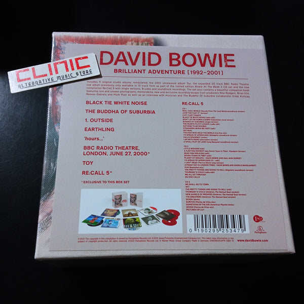 BOX CD - DAVID BOWIE - BRILLIANT ADVENTURE [1992-2001]