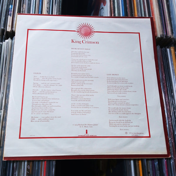 LP - KING CRIMSON - LARKS' TONGUES IN ASPIC (usato)