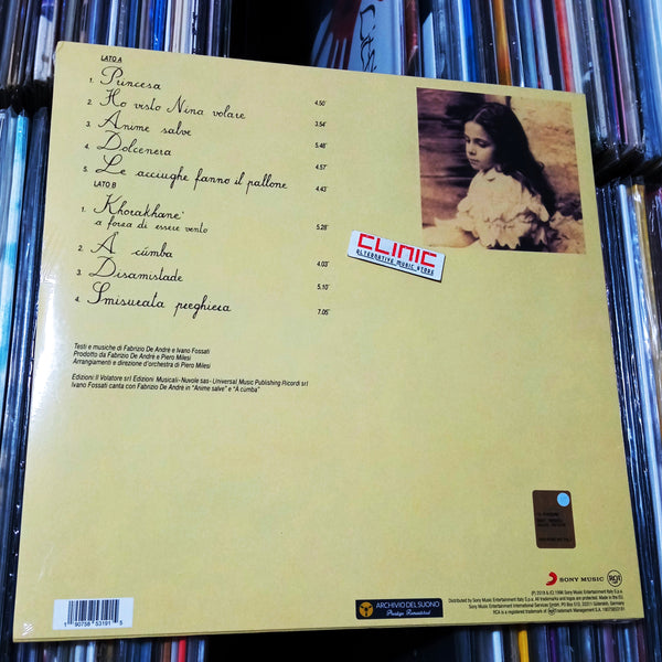 LP - FABRIZIO DE ANDRE' - ANIME SALVE