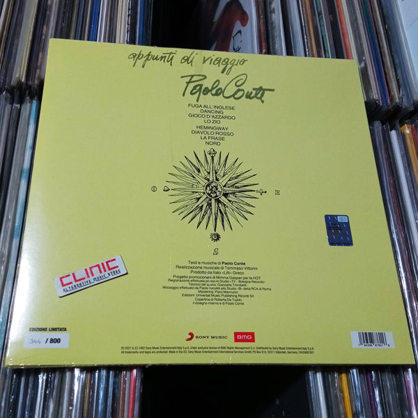 LP - PAOLO CONTE - APPUNTI DI VIAGGIO