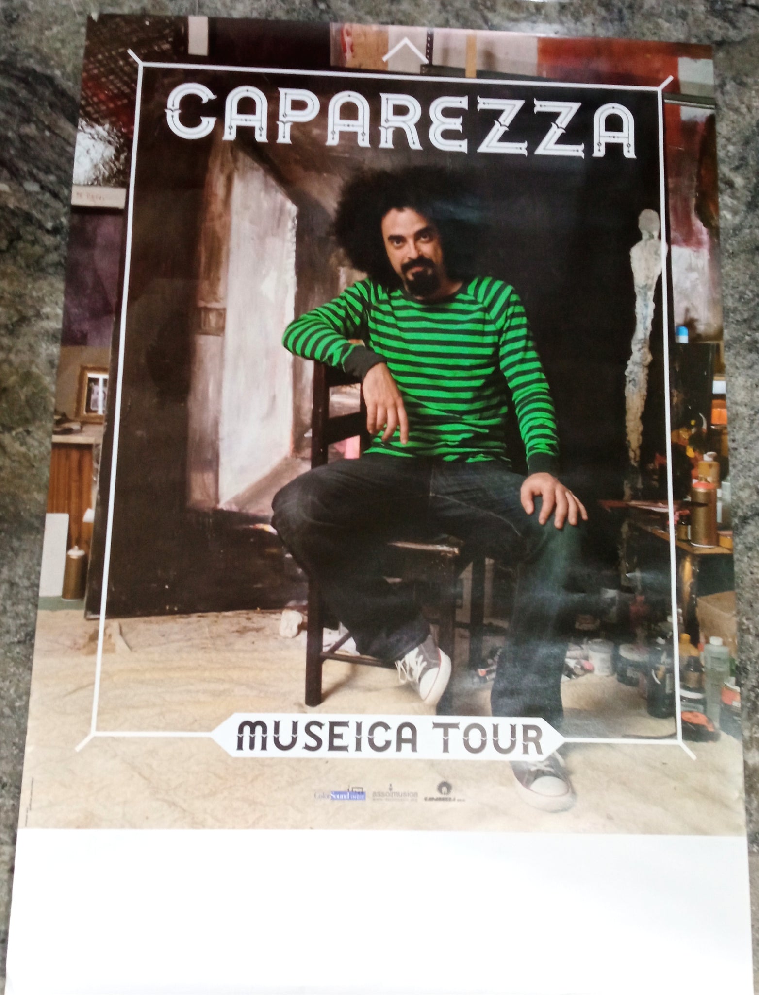 POSTER / MANIFESTO - CAPAREZZA - MUSEICA TOUR