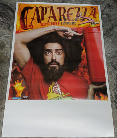 POSTER / MANIFESTO - CAPAREZZA - ERETICO TOUR 4 L'ESTINZIONE