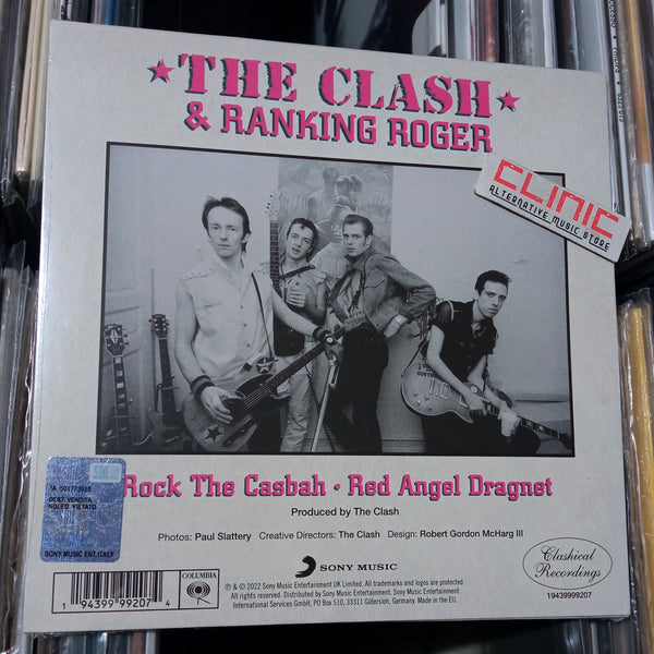 7" - THE CLASH & RANKING ROGER - ROCK THE CASBAH