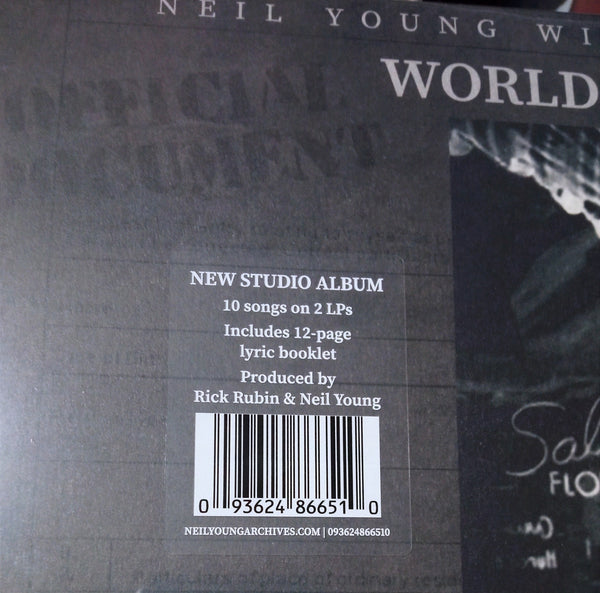 LP - NEIL YOUNG WITH CRAZY HORSE - WORLD RECORD (Indie Exclusive)