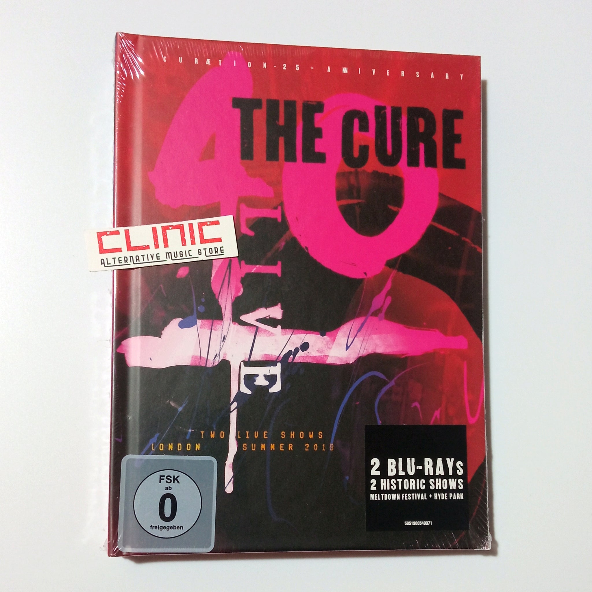 BLURAY - THE CURE - 40 LIVE (CURAETION 25 + ANNIVERSARY)
