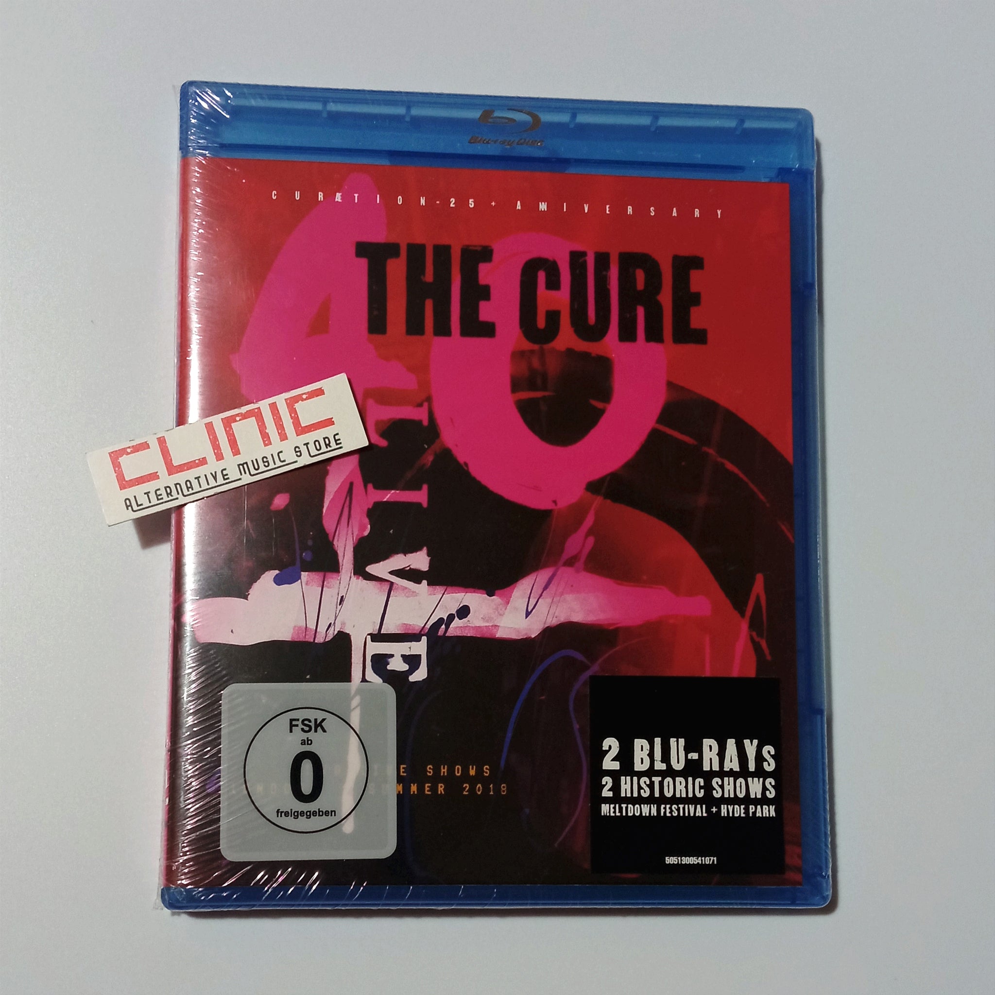 BLURAY - THE CURE - 40 LIVE (CURAETION 25 + ANNIVERSARY)