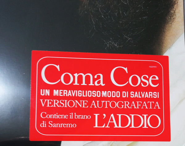 LP - COMA COSE - UN MERAVIGLIOSO MODO DI SALVARSI (Signed Edition)