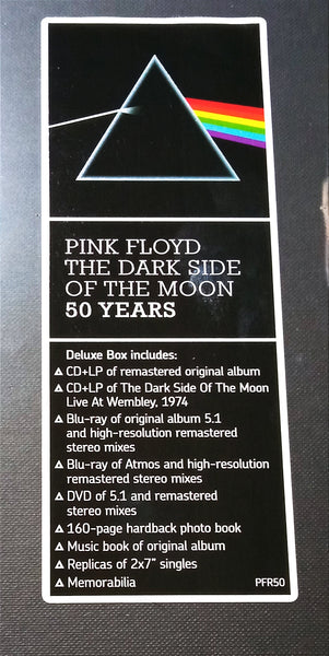 BOX LP/CD/DVD/B.RAY - PINK FLOYD - DARK SIDE OF THE MOON (50th Anniversary Edition)