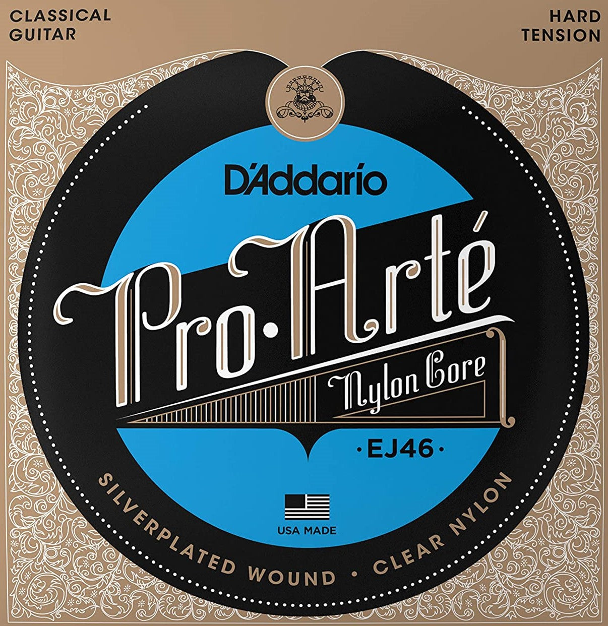 Muta Corde D'addario Classical Guitar Nylon EJ46 Pro Artè