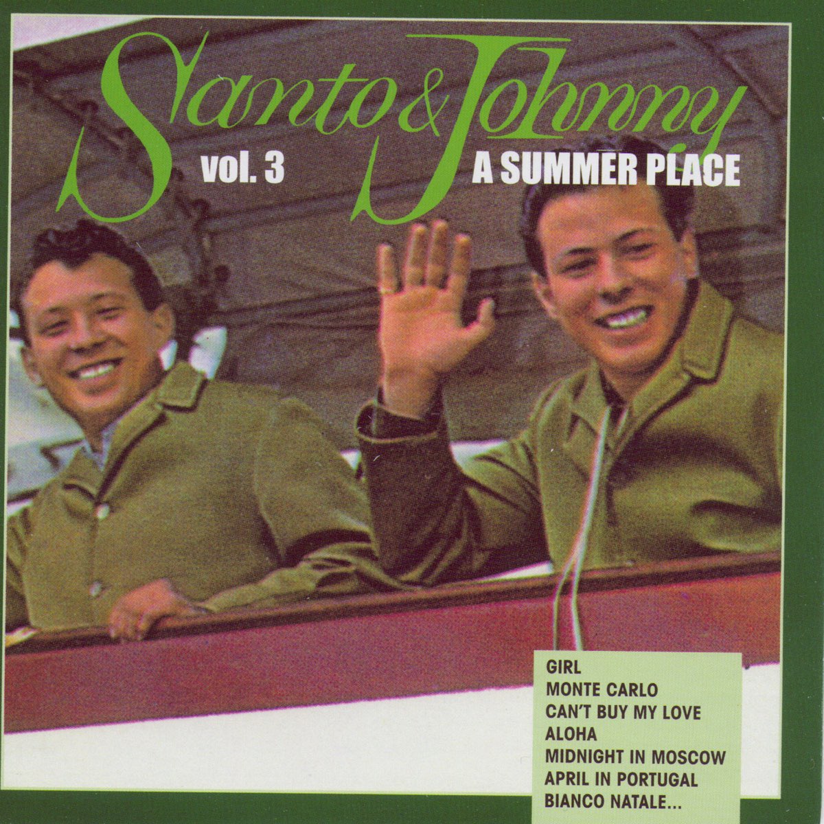 CD - SANTO & JOHNNY - A SUMMER PLACE VOL. 3 (usato)