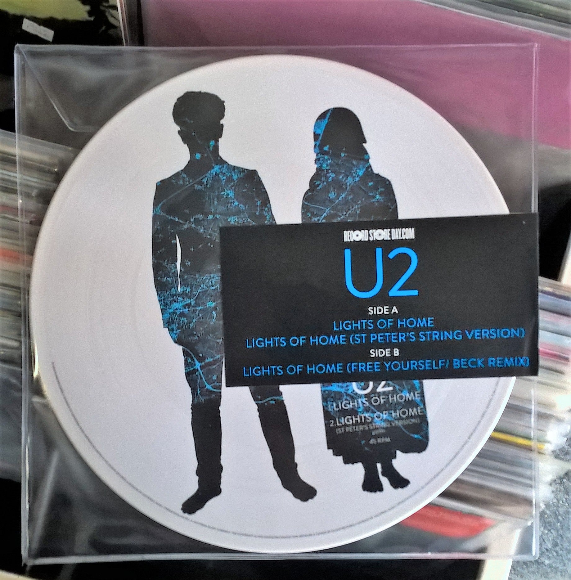 12" - U2 - LIGHTS OF HOME - Record Store Day